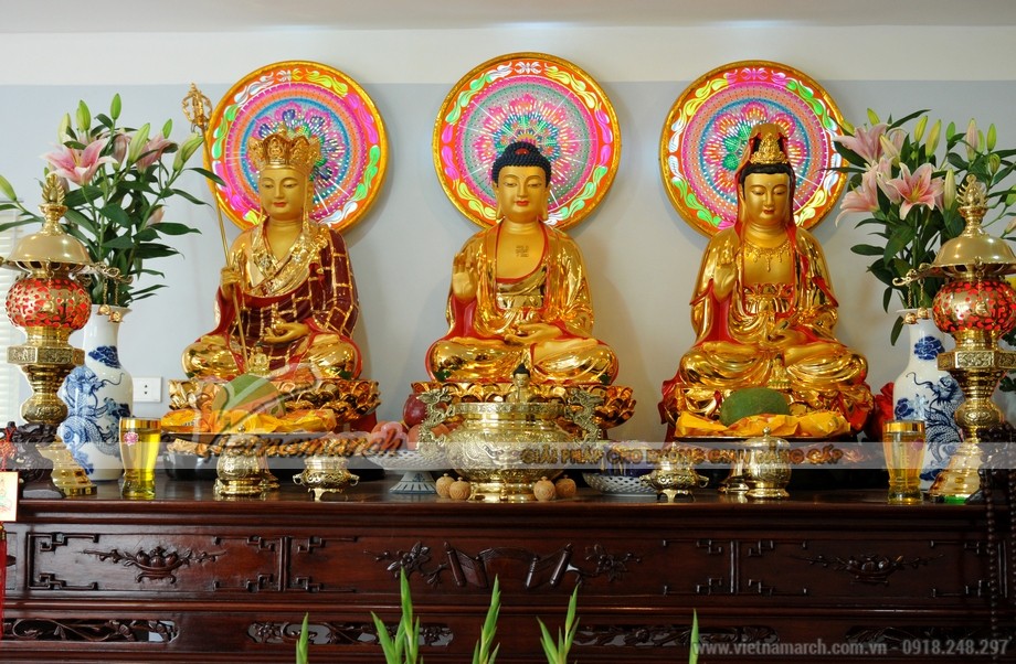 lập bàn thờ Phật tại gia
