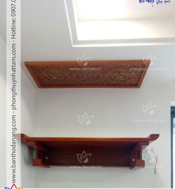 Bàn thờ treo tường thông minh đơn giản - TT008 6 ban tho treo BTT 21A10