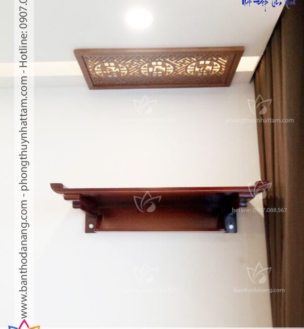 Bàn thờ treo tường thông minh đơn giản - TT008 4 ban tho treo BTT 21A15