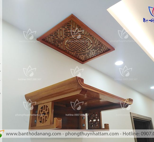 Bàn thờ treo tường chân Chữ Thọ TT001 2 ban tho treo BTT 21A47