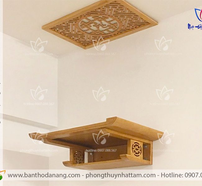 Bàn thờ treo tường giá rẻ - TT015 3 ban tho treo BTT 21A49