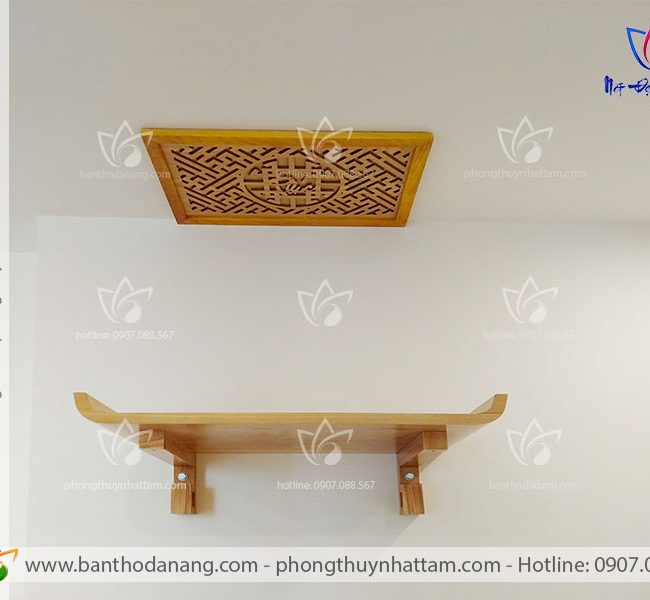 Bàn thờ treo tường giá rẻ - TT015 1 ban tho treo BTT 21A53