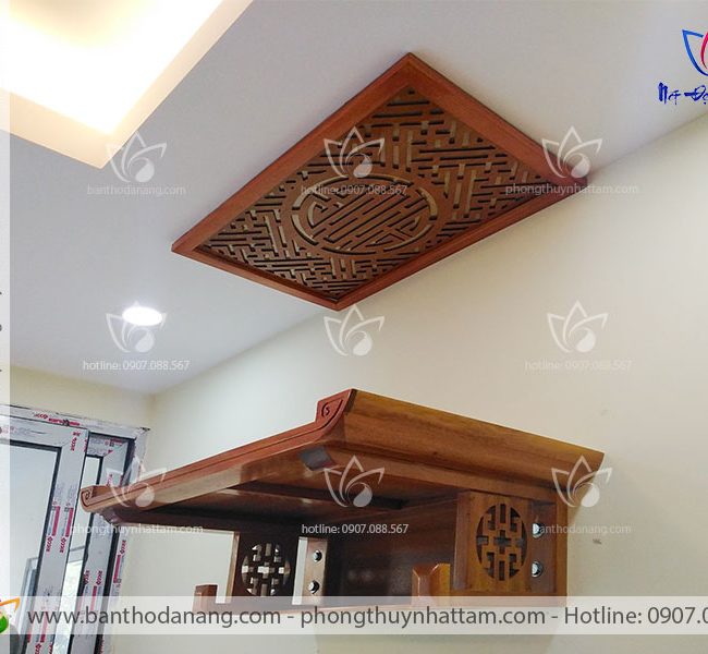 Bàn thờ treo tường chân Chữ Thọ TT001 3 ban tho treo BTT 21A64