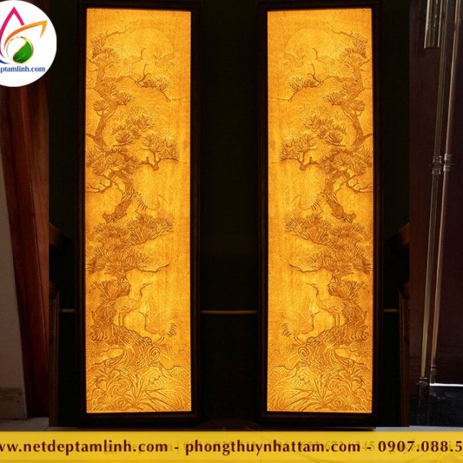 Tranh trúc chỉ đẹp - TTC006 2 Tranh trúc chỉ phòng khách