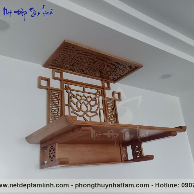 Bàn thờ treo tường mẫu TT003 2 BÀN thờ tt010