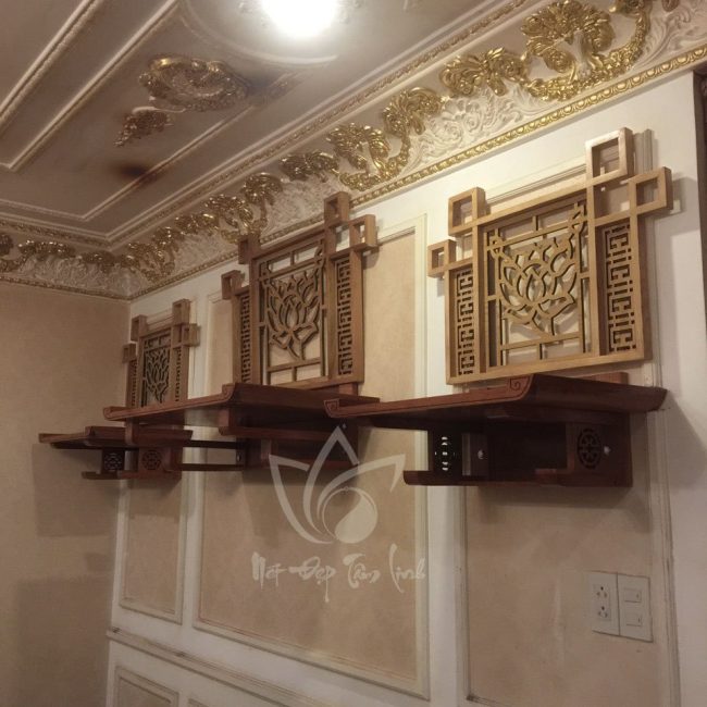 Bàn thờ treo tường mẫu TT003 6 12