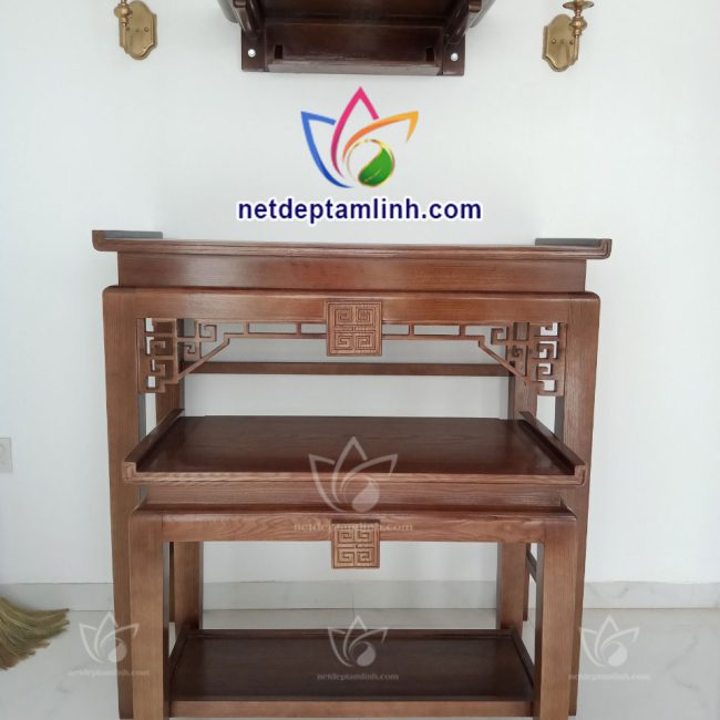 Bàn thờ chung cư đẹp - BTD004 1 Ban tho dung mau hien dai2 D1101