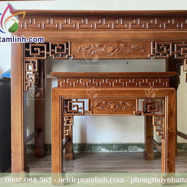 Bàn thờ tam cấp - BTD006 1 ban tho dung go soi ngang 153 1 cap chup gan scaled