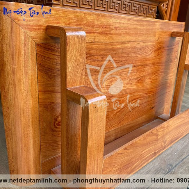 Bàn thờ treo tường gỗ Hương mẫu TT005 5 ban tho treo tuong go huong 3