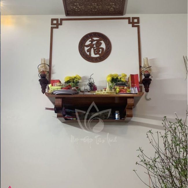 ban tho treo tuong go huong chan tho 8