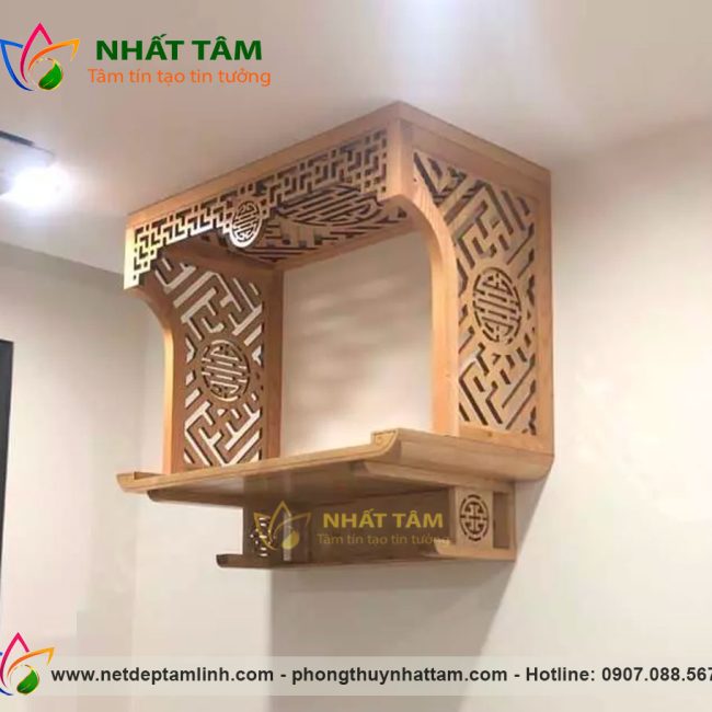 Bàn thờ giá rẻ - TT024 1 trang tho treo tuong vach ngan 02