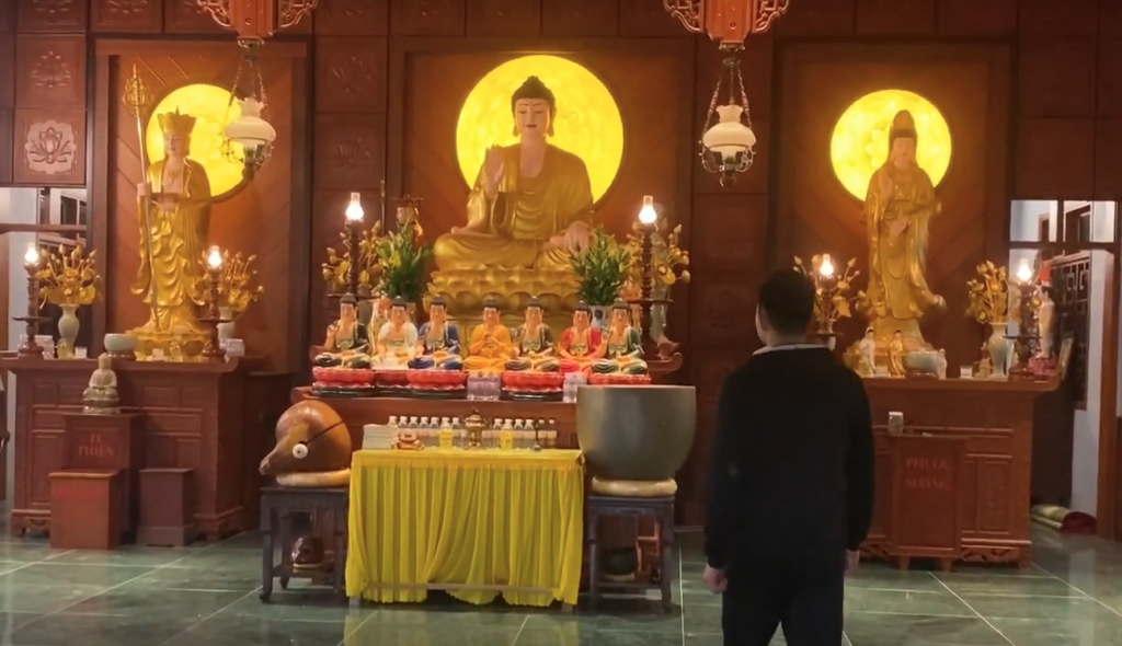 Thi công lắp đặt tranh trúc chỉ tại Chùa Khái Tây, Ngũ Hành Sơn, Đà Nẵng 11 lắp đặt tranh trúc chỉ tại Chùa Khái Tây