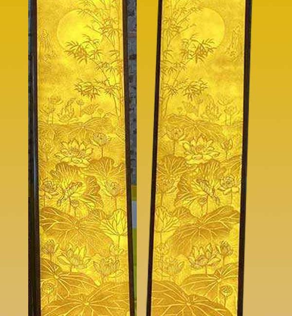 Bộ mẫu tranh trúc chỉ bàn thờ mẫu TTC002 1 Bộ mẫu tranh trúc chỉ bàn thờ mẫu TTC002