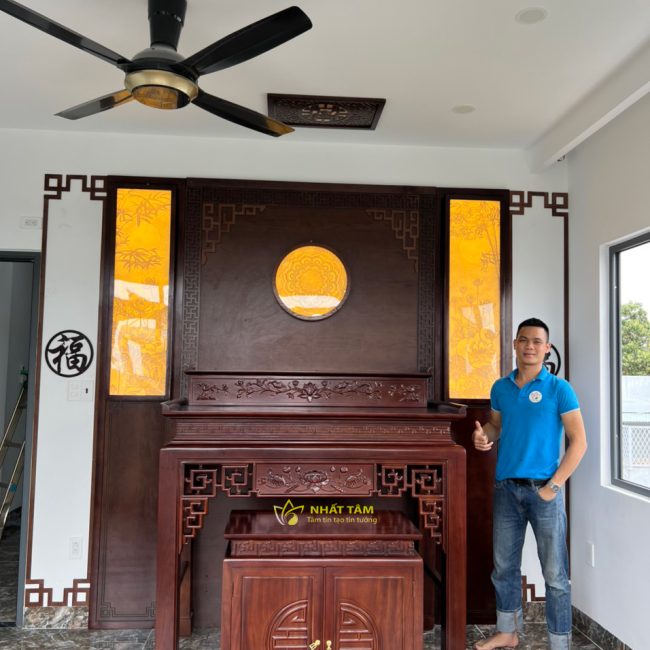 Tranh trúc chỉ bàn thờ gia tiên mẫu TTC2151 4 Mẫu 2: Tranh trúc chỉ bàn thờ gia tiên mẫu TTC2151