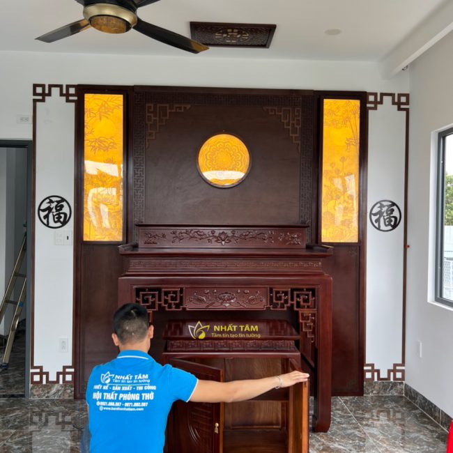 Tranh trúc chỉ bàn thờ gia tiên mẫu TTC2151 2 Mẫu 4: Tranh trúc chỉ bàn thờ gia tiên mẫu TTC2151