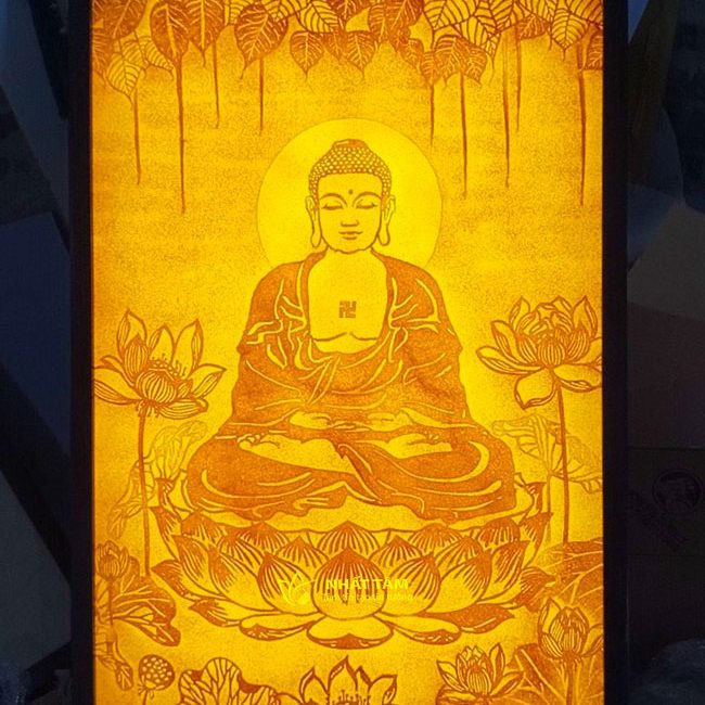 TTC 4012 Tranh Phat Thich ca mau ni