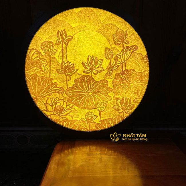 TTC 4015 3 Tranh Sen Trang tron