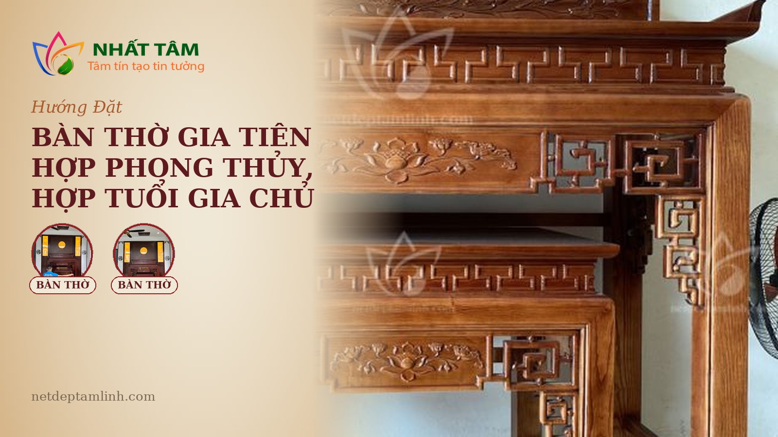 Hướng Đặt Bàn Thờ Gia Tiên Hợp Phong Thủy, Hợp Tuổi Gia Chủ